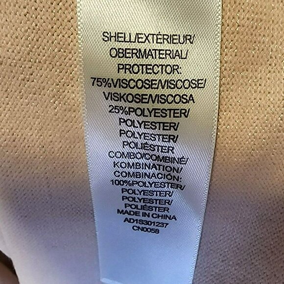 Adrianna Papell Pink Tiered Flutter Sleeve Sweater – Size Large - Picture 7 of 9